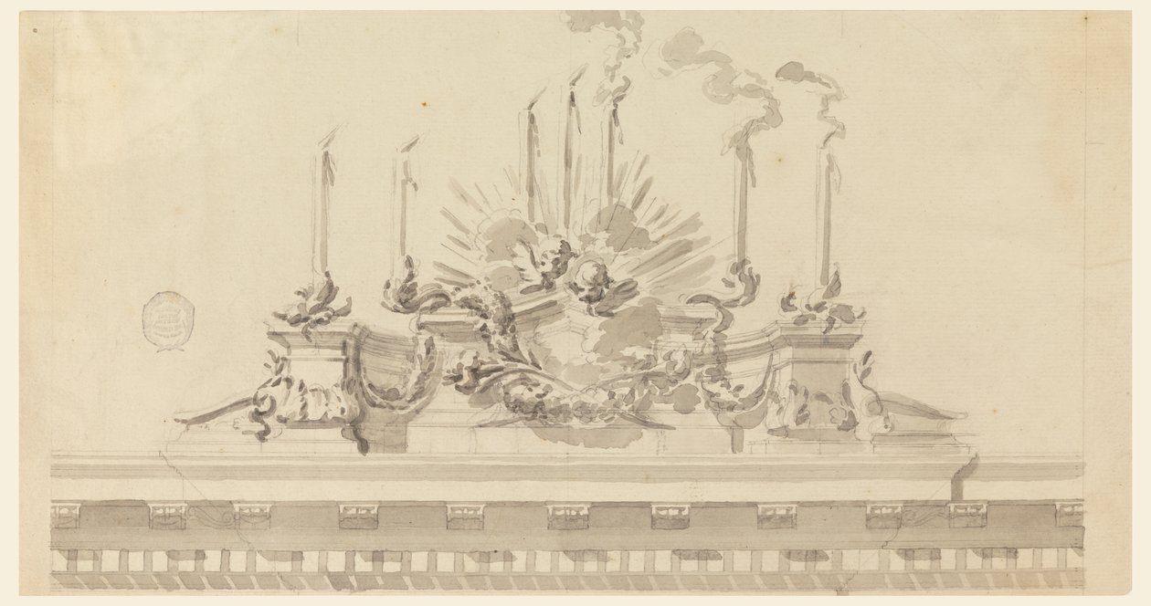 Diseño para la decoración de una ceremonia de Carlo Marchionni