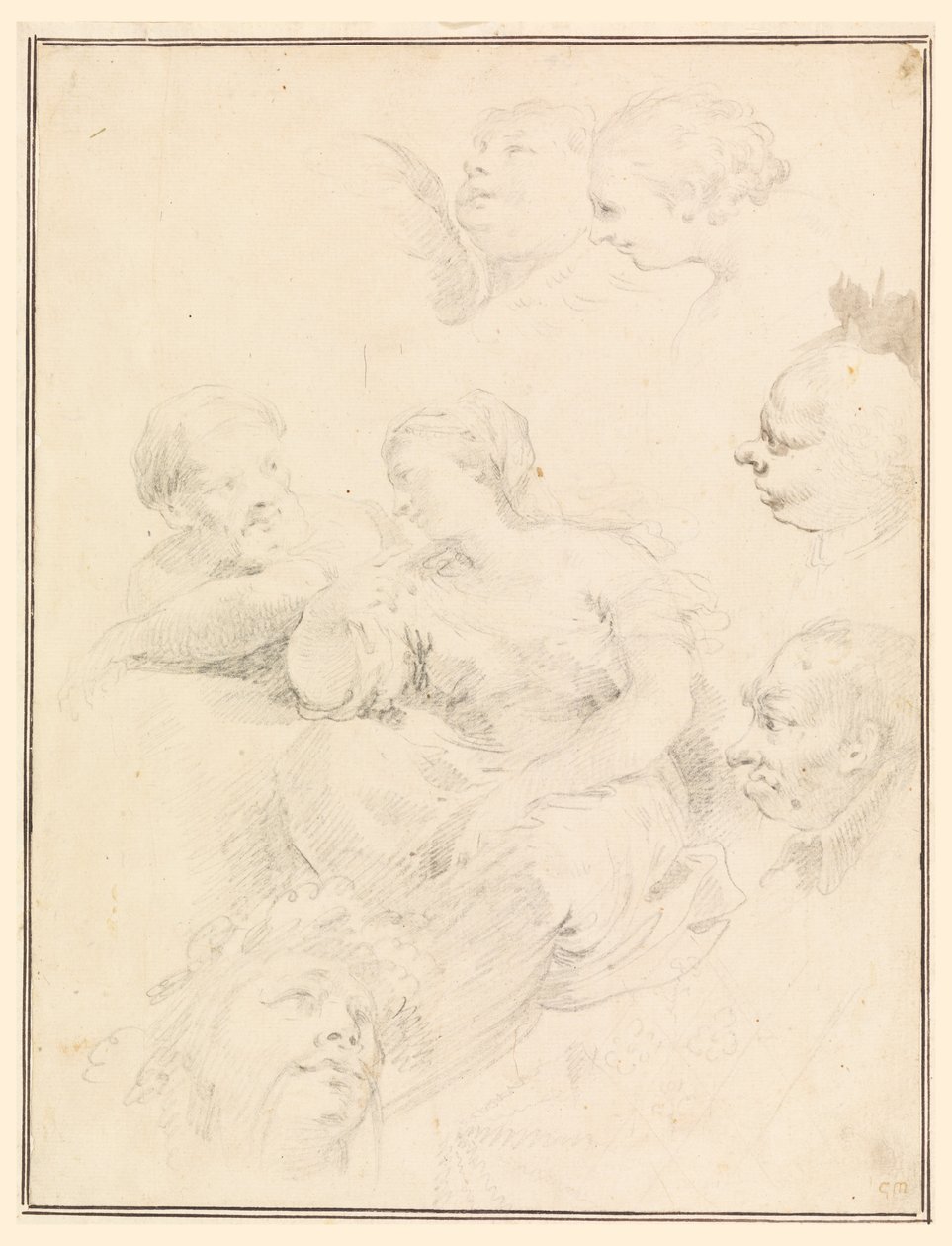 Bocetos figurativos de Carlo Marchionni