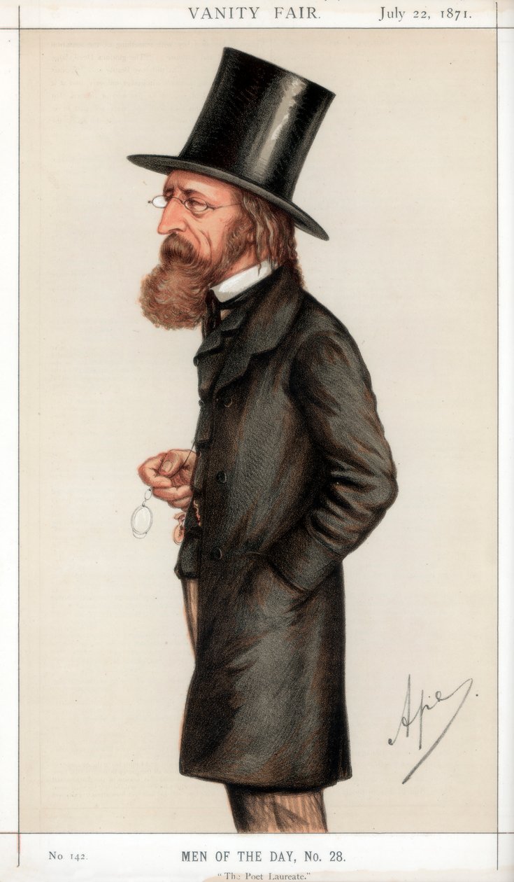 El Poeta Laureado, 1871 de Carlo Pellegrini