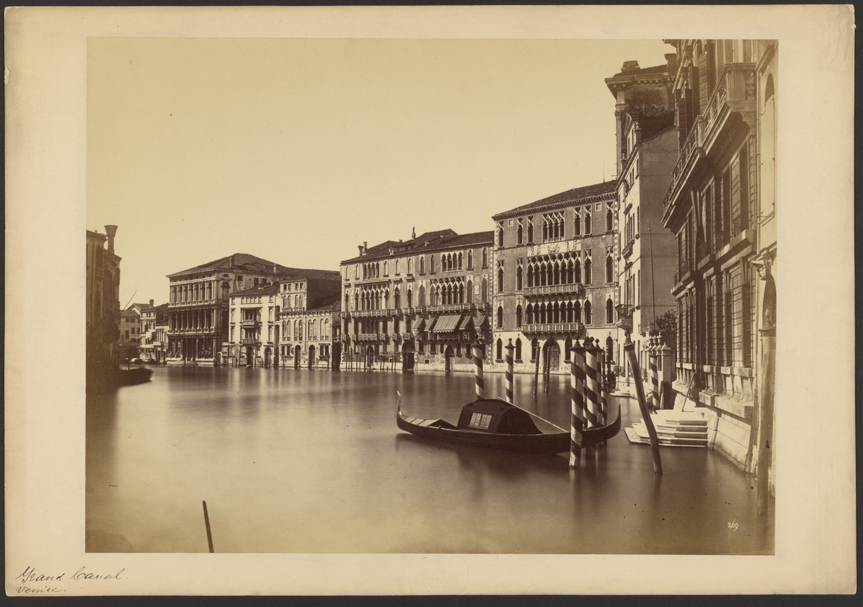 Gran Canal de Palazzo Grimani a S. Polo de Carlo Ponti