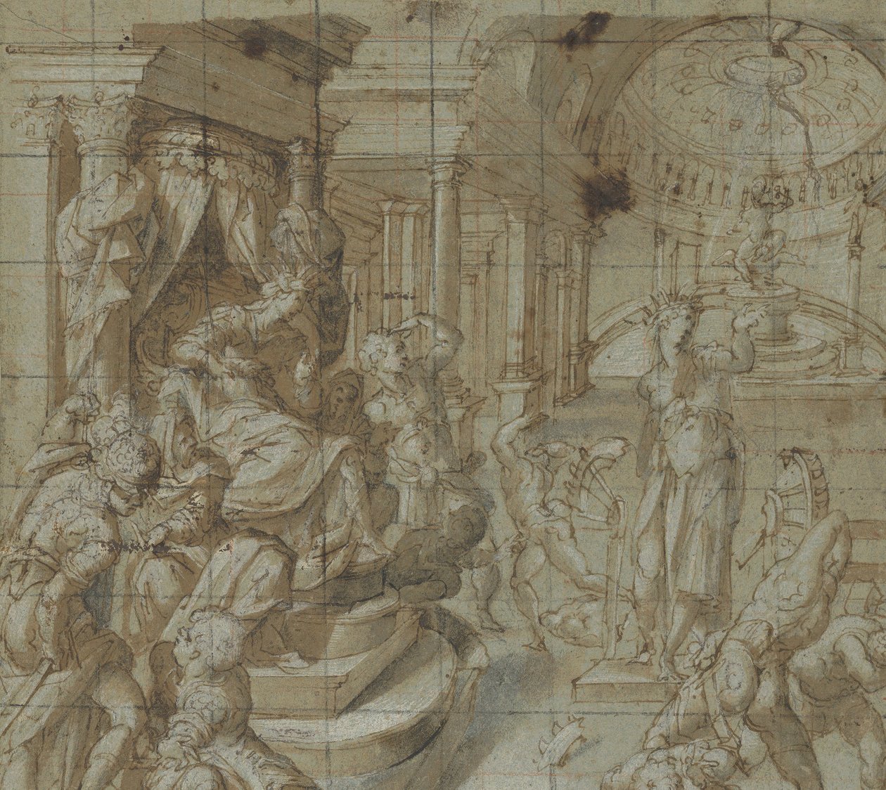 El Martirio de Santa Catalina de Alejandría, 1560-70 de Carlo Portelli