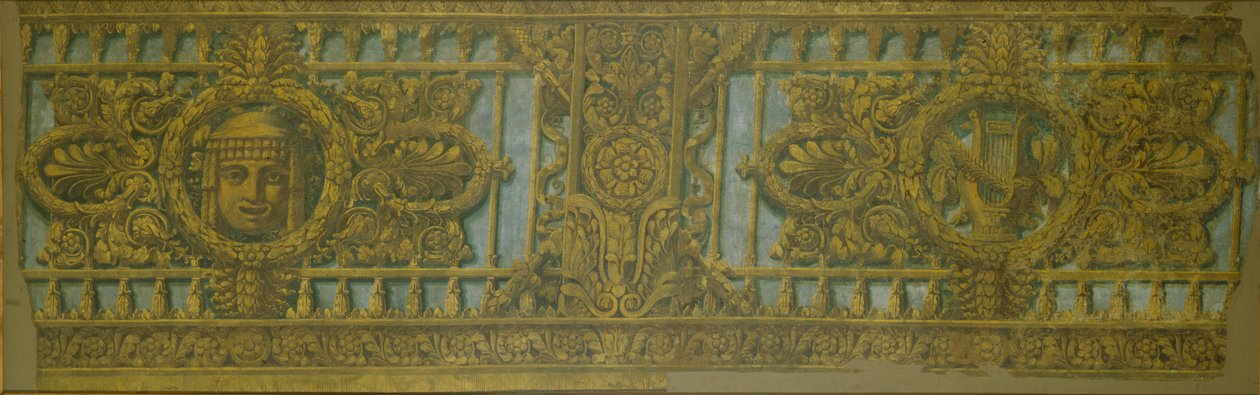 Diseño de caja para el Teatro Alexandrinsky en San Petersburgo, 1826-1829 de Carlo Rossi