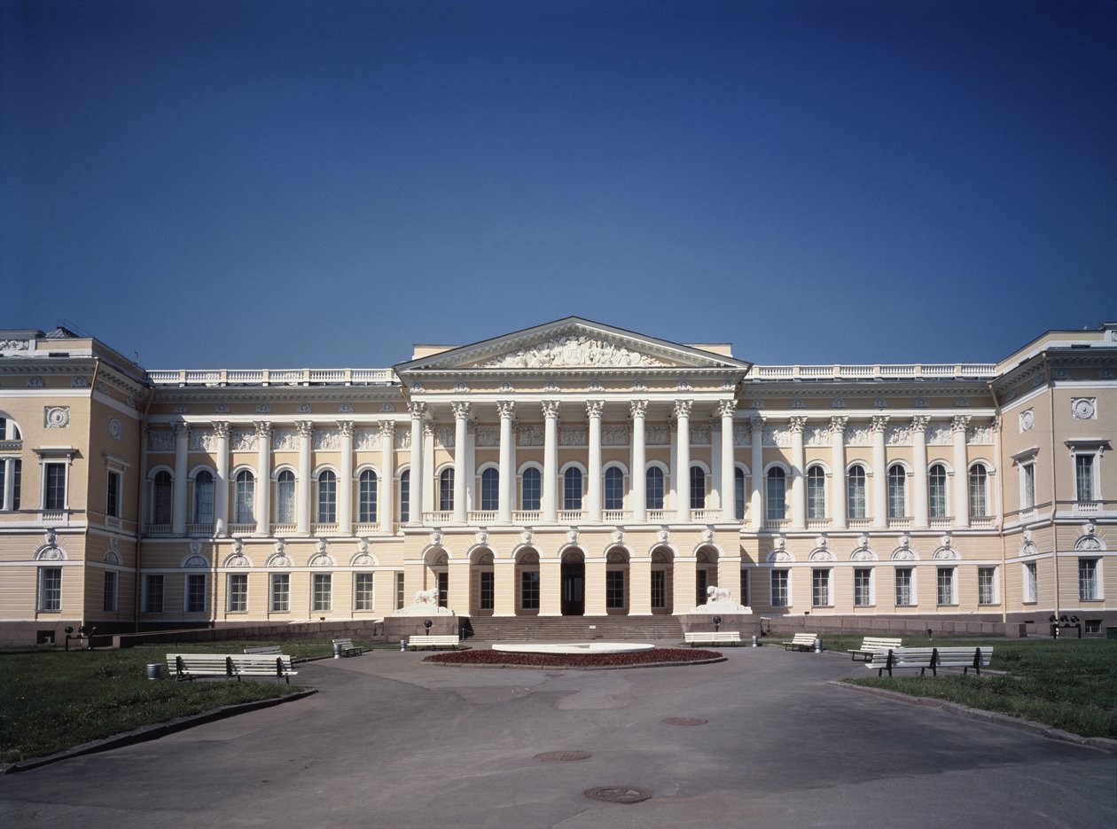 El antiguo Palacio Mikhail en San Petersburgo, 1819-1825 de Carlo Rossi