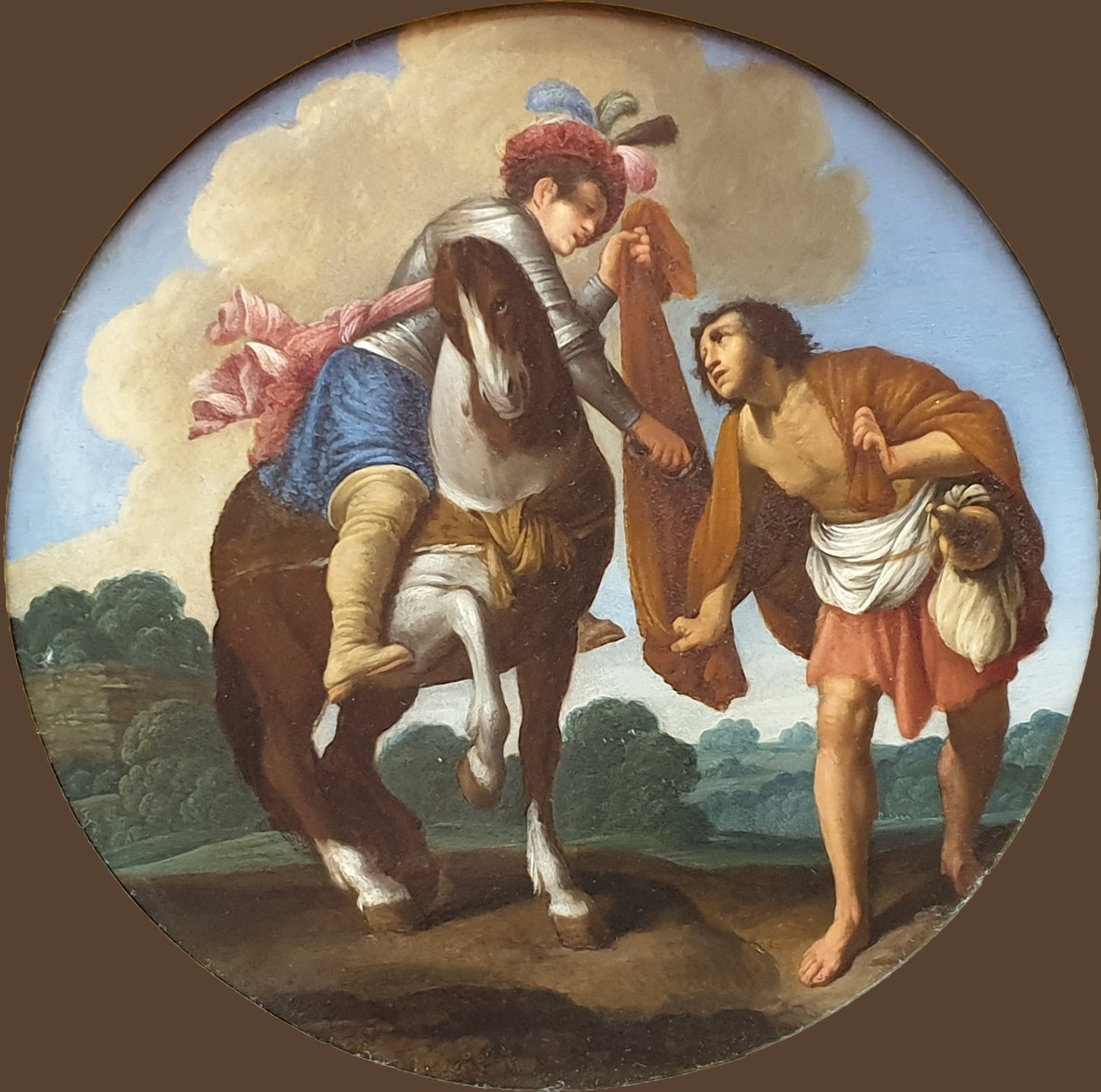 Alemán: Der Heilige Martin und der Bettler San Martín y el mendigo de Carlo Saraceni