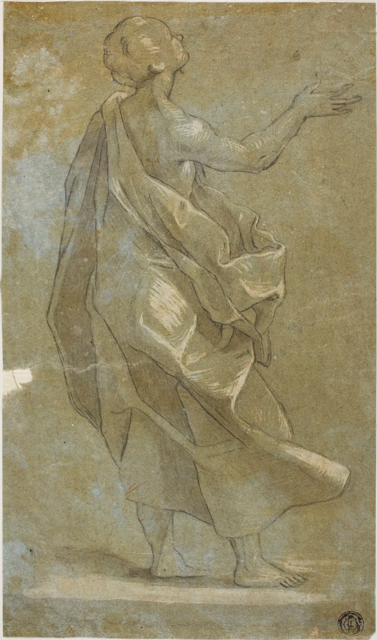 Figura Masculina de Pie con Brazo Derecho Levantado de Carlo Urbino