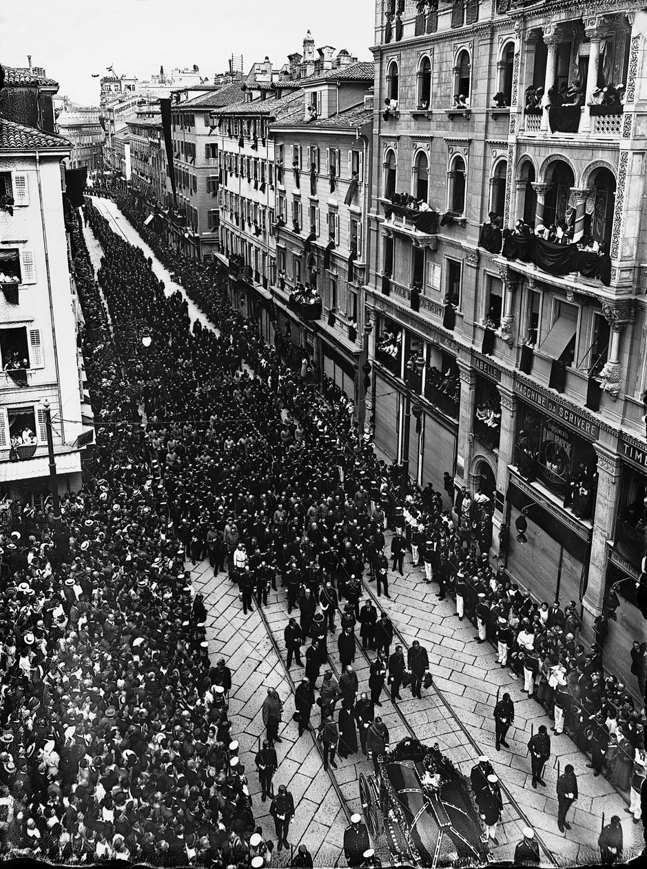 Funeral del Archiduque de Austria Francisco Fernando, el 2 de julio de 1914 de Carlo Wulz