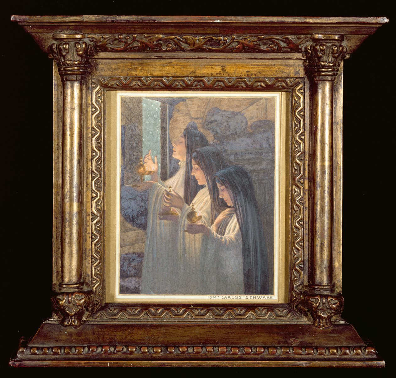 Tres Vírgenes Sabias, 1907 de Carlos Schwabe
