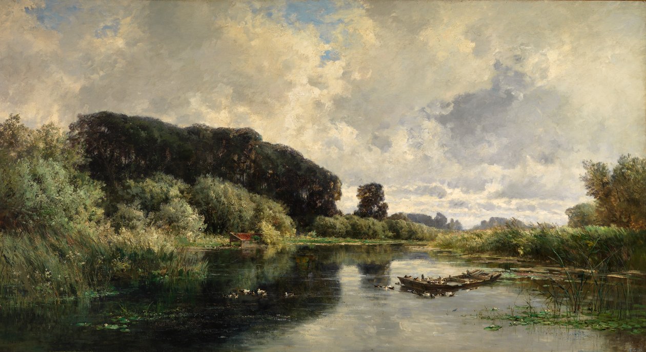 Cercanías de Vriesland (Holanda) de Carlos de Haes