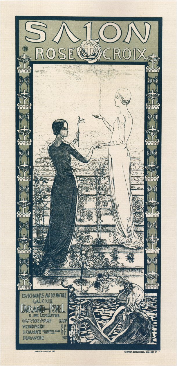 Exposición de la Sociedad Rosa y Cruz de Carlos Schwabe