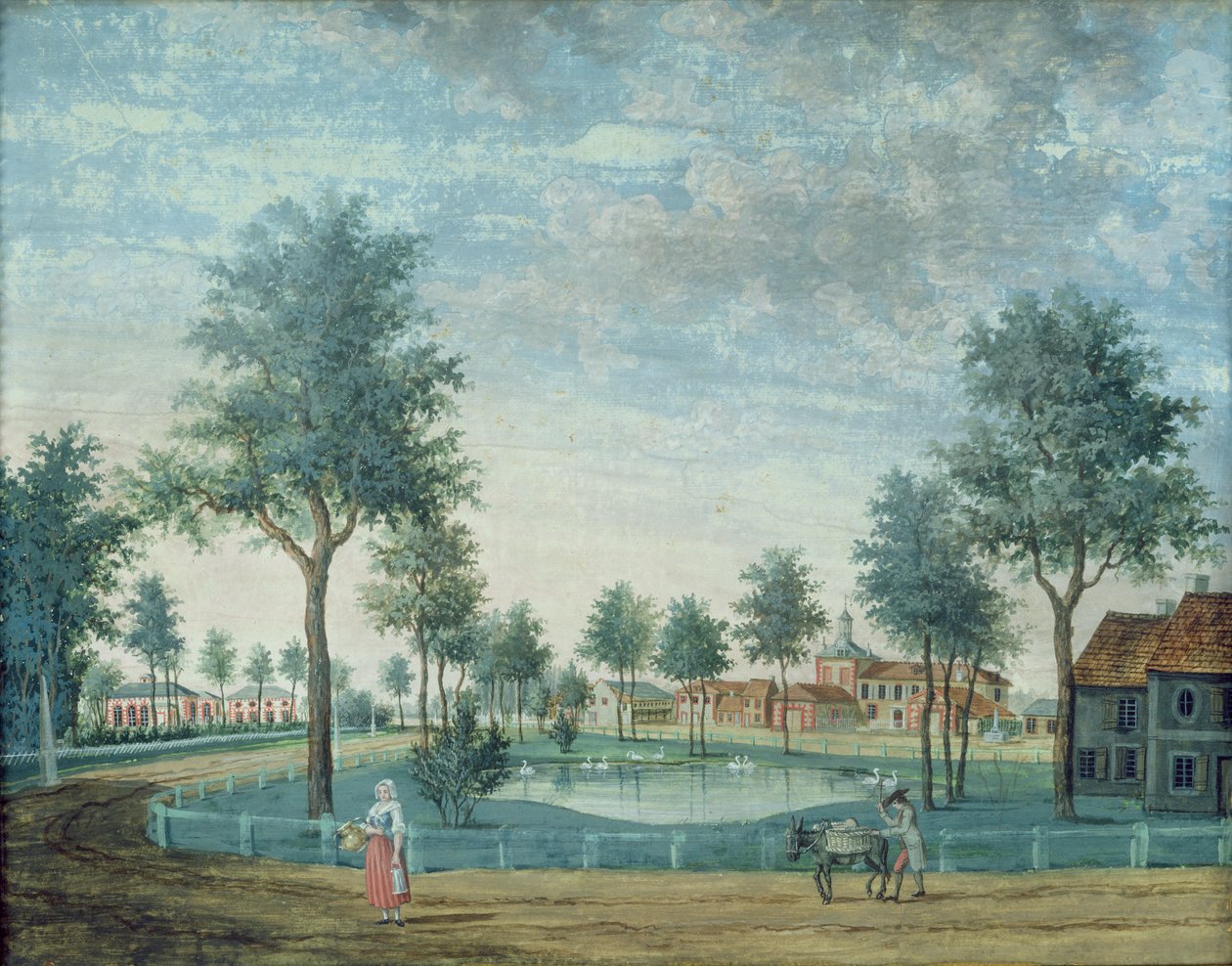 La granja, Parc du Raincy de Louis Carrogis dit Carmontelle