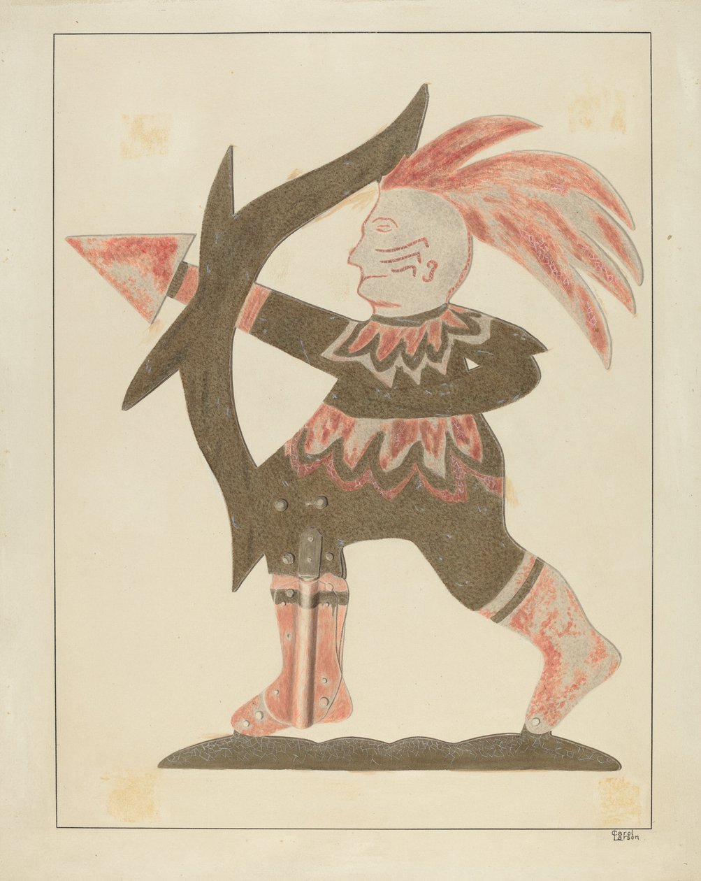 Veleta india, c. 1936 de Carol Larson