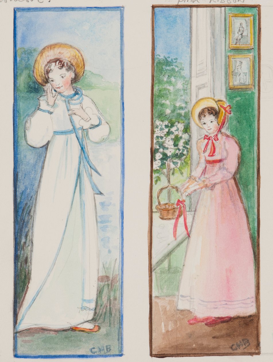 Elizabeth Bennet y Emma Woodhouse, 2011 de Caroline Hervey Bathurst