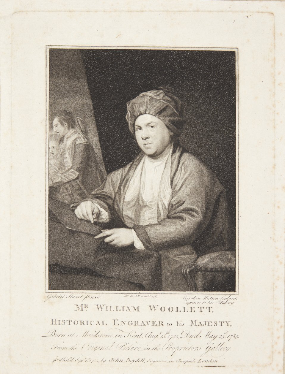 William Woollett de Caroline Watson