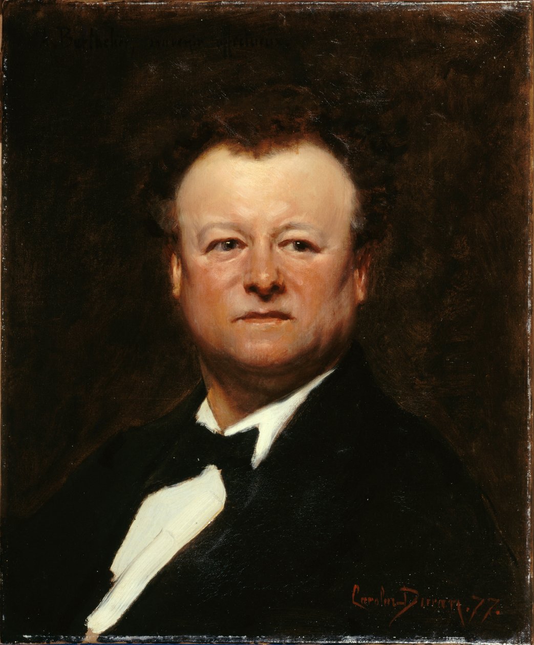 Francés: Portrait de Jean-François Berthelier (1830-1888), chanteur de Carolus Duran