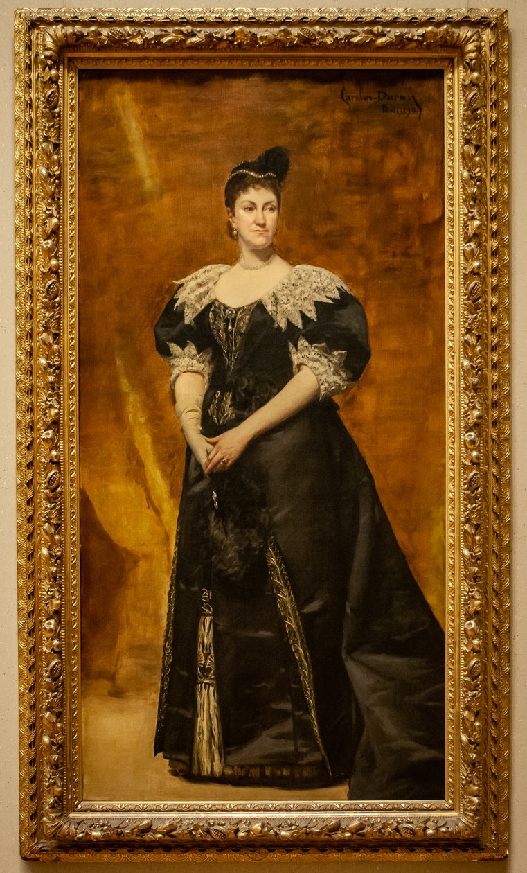 Sra. de William Astor (Caroline Webster Schermerhorn, 1831-1908) de Carolus Duran