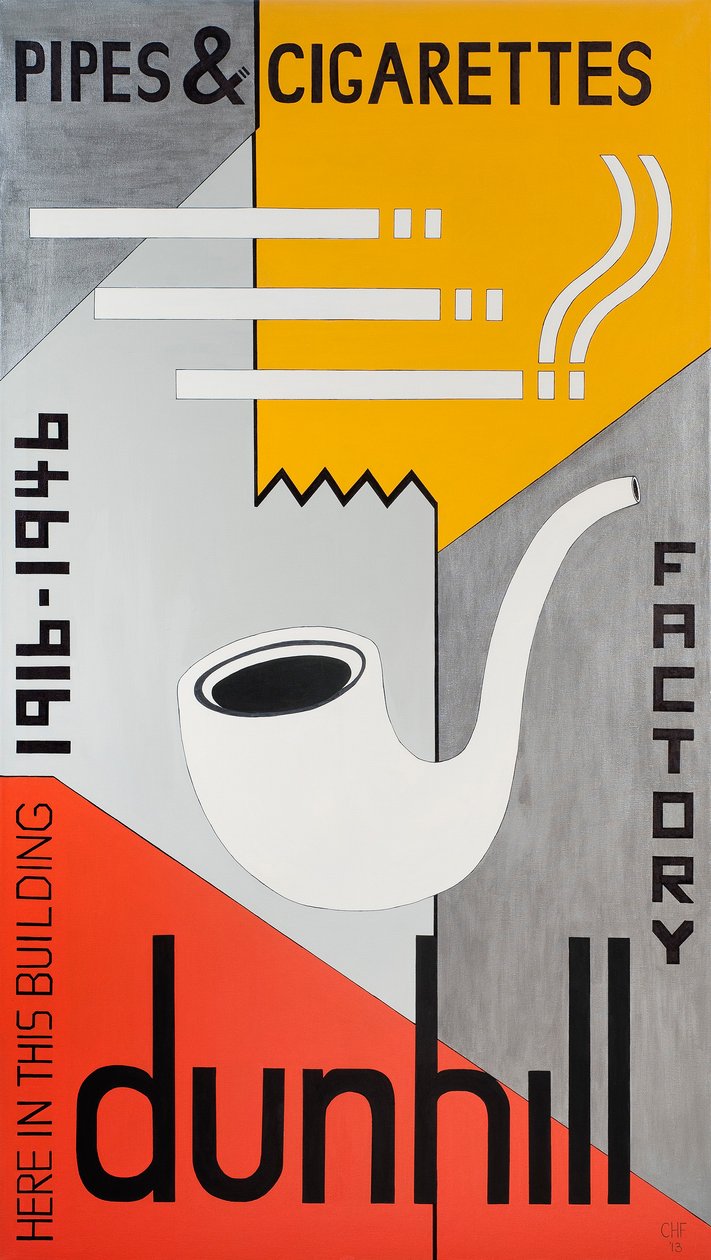 Pipas y cigarrillos Dunhill, 2013 de Carolyn Hubbard Ford
