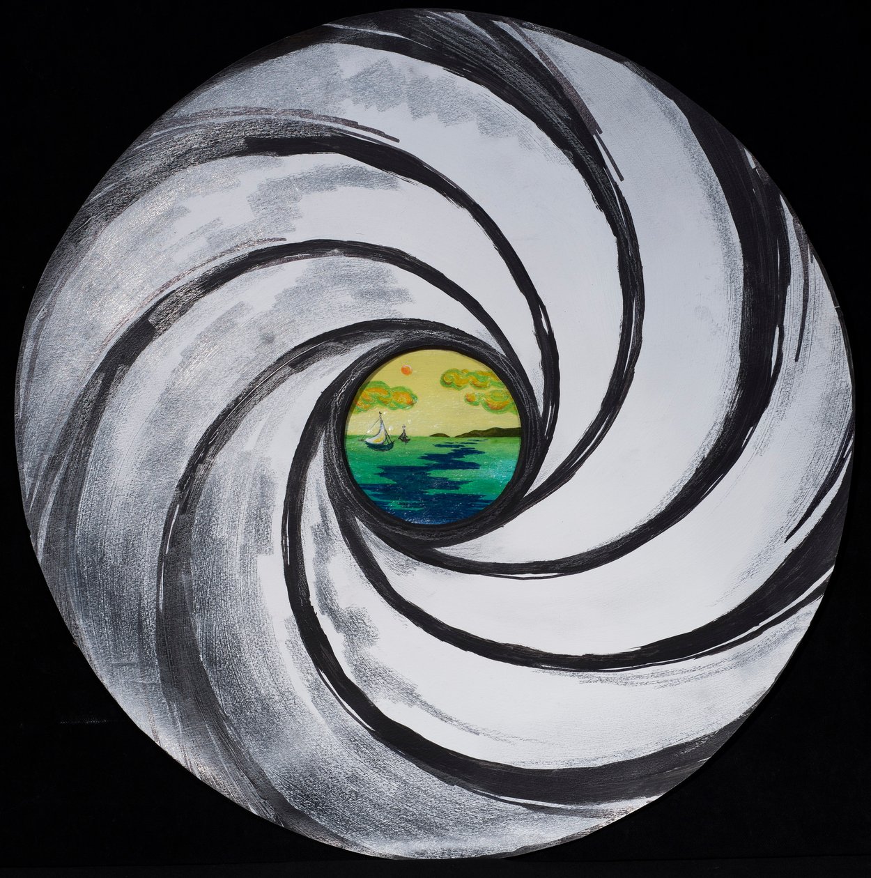 Remolino de Lente con Mar y Nubes, 2005 de Carolyn Hubbard Ford