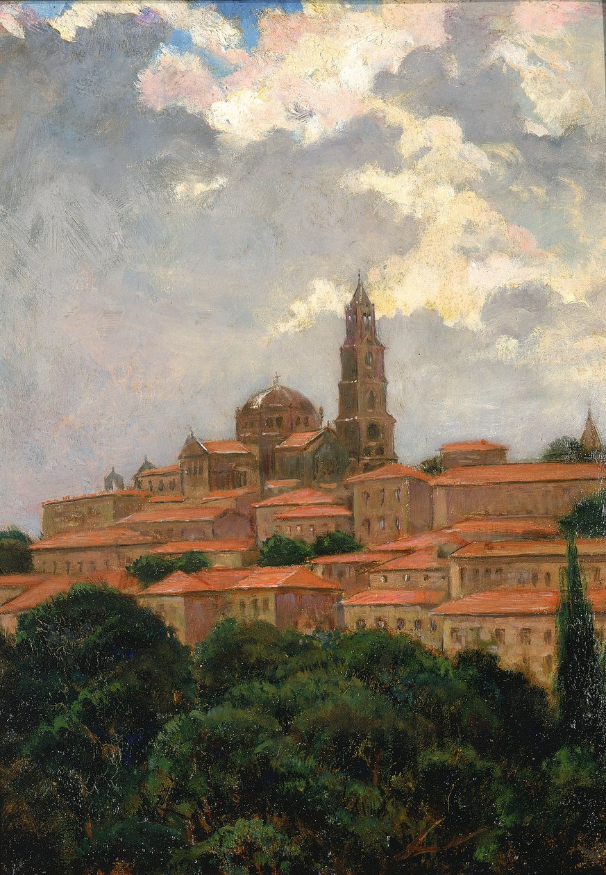 Catedral en Le Puy, 1911 de Carroll Beckwith