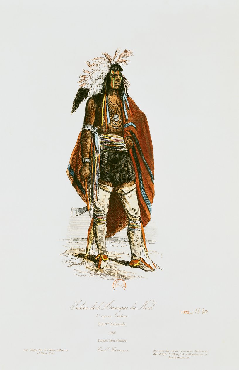 Indio norteamericano, de 