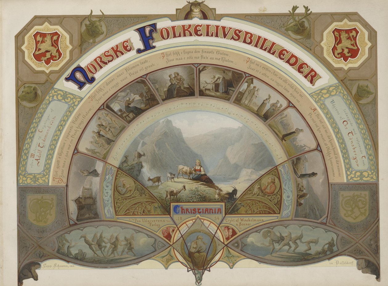 Norske Folkelivsbilleder de Caspar Scheuren