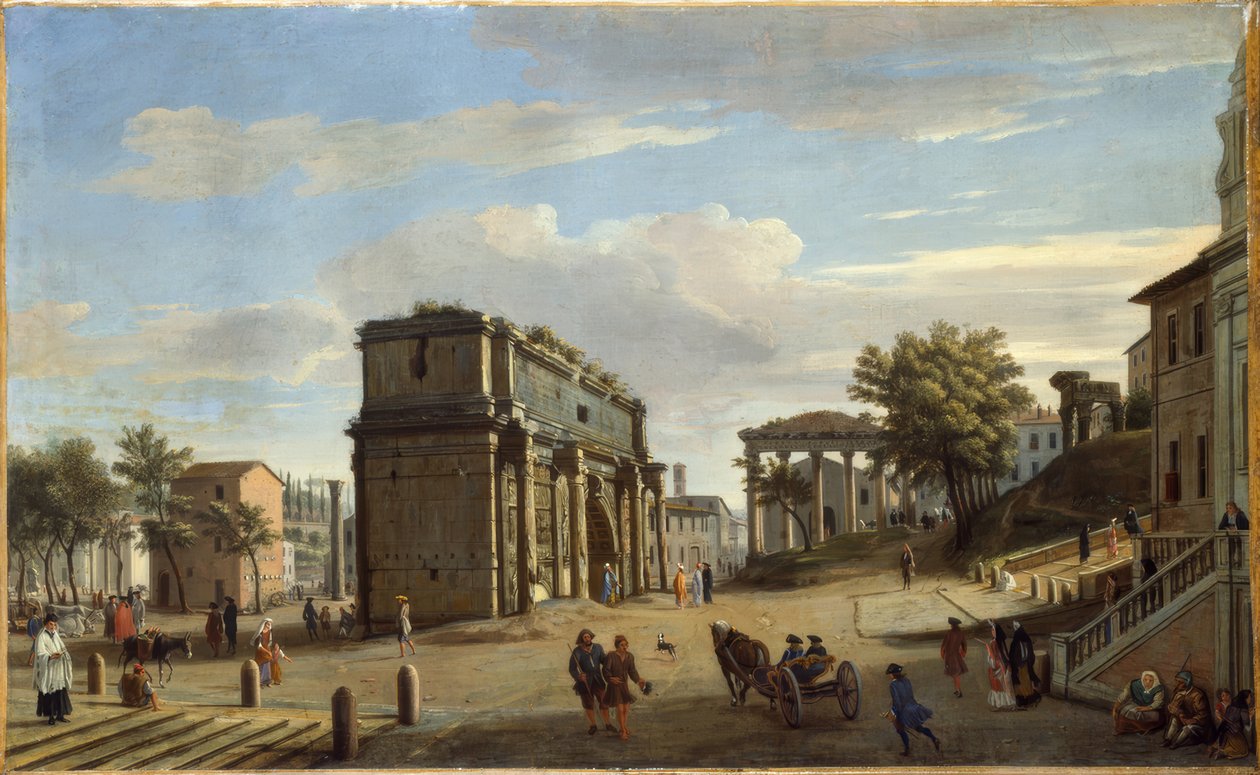El Arco de Constantino de Caspar Adriaans van Wittel