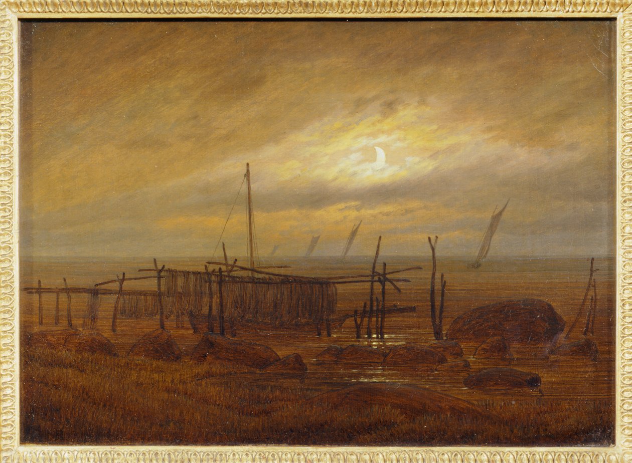 Am Meeresstrand - Au bord de la mer ... de Caspar David Friedrich