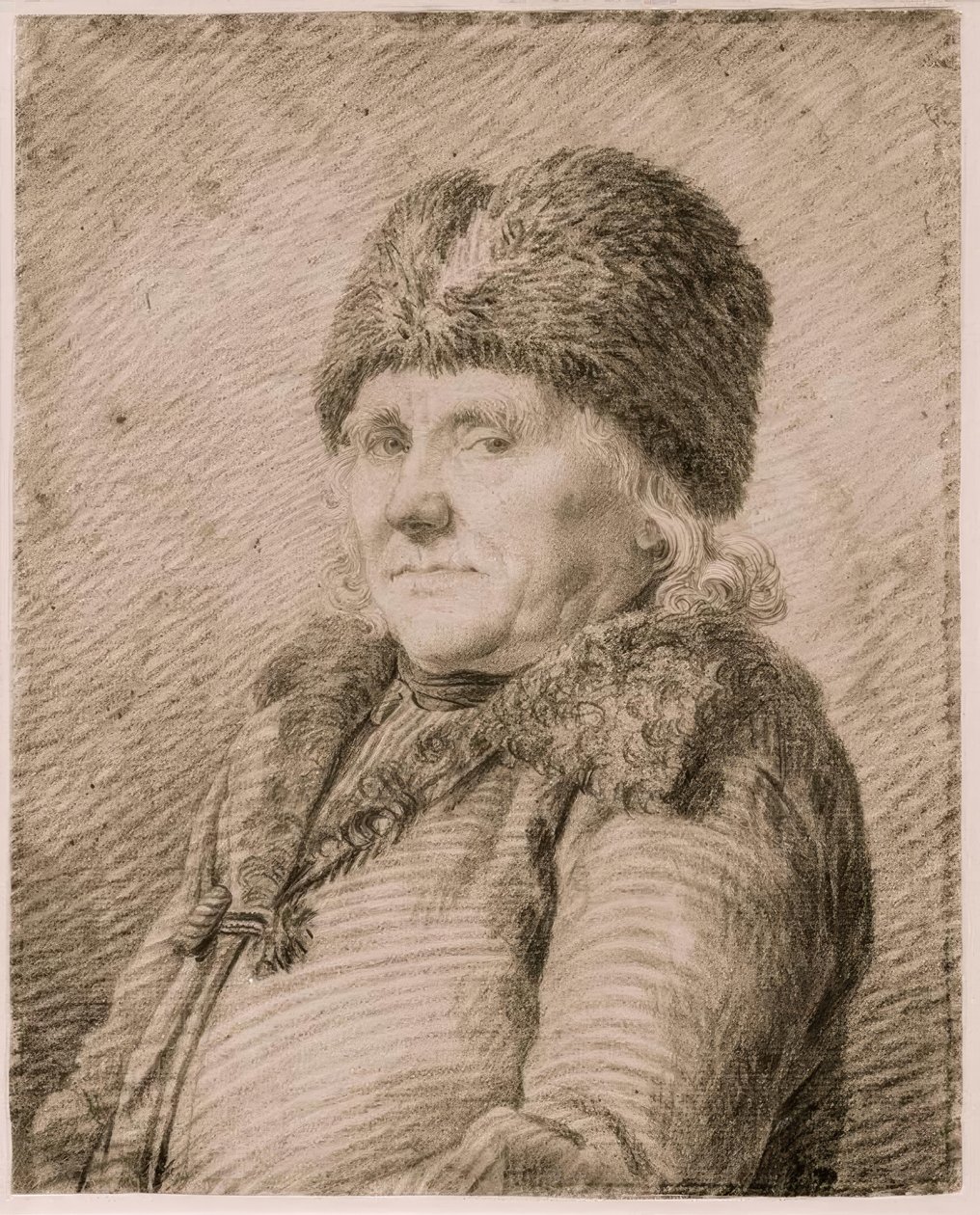 Retrato del padre Adolph Gottlieb Friedrich de Caspar David Friedrich