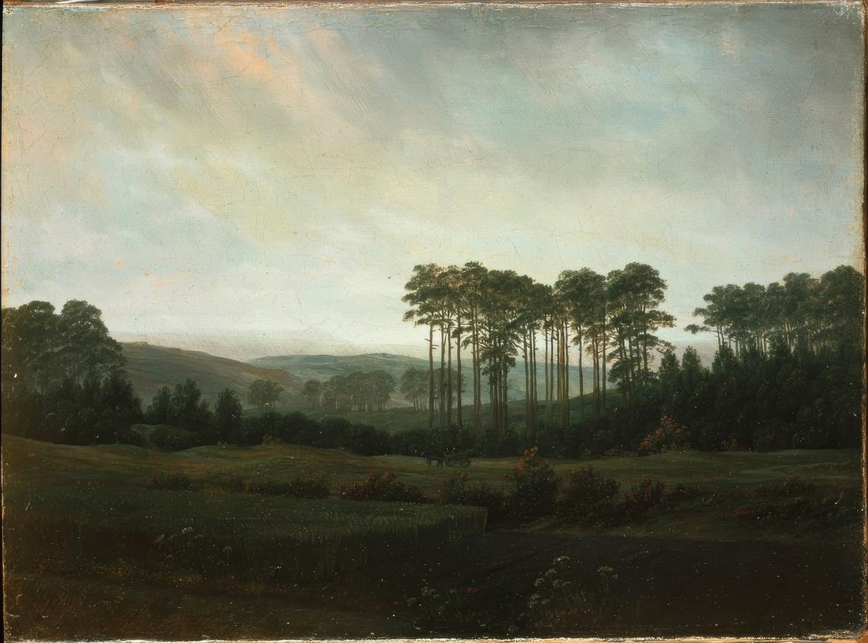 La tarde de Caspar David Friedrich