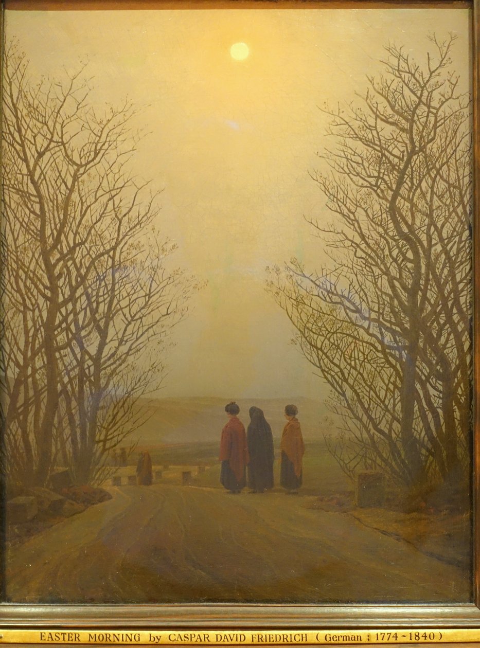 Mañana de Pascua de Caspar David Friedrich, 1833 d.C., óleo sobre lienzo - Museo Nacional Centro de Arte Reina Sofía - DSC08706 de Caspar David Friedrich