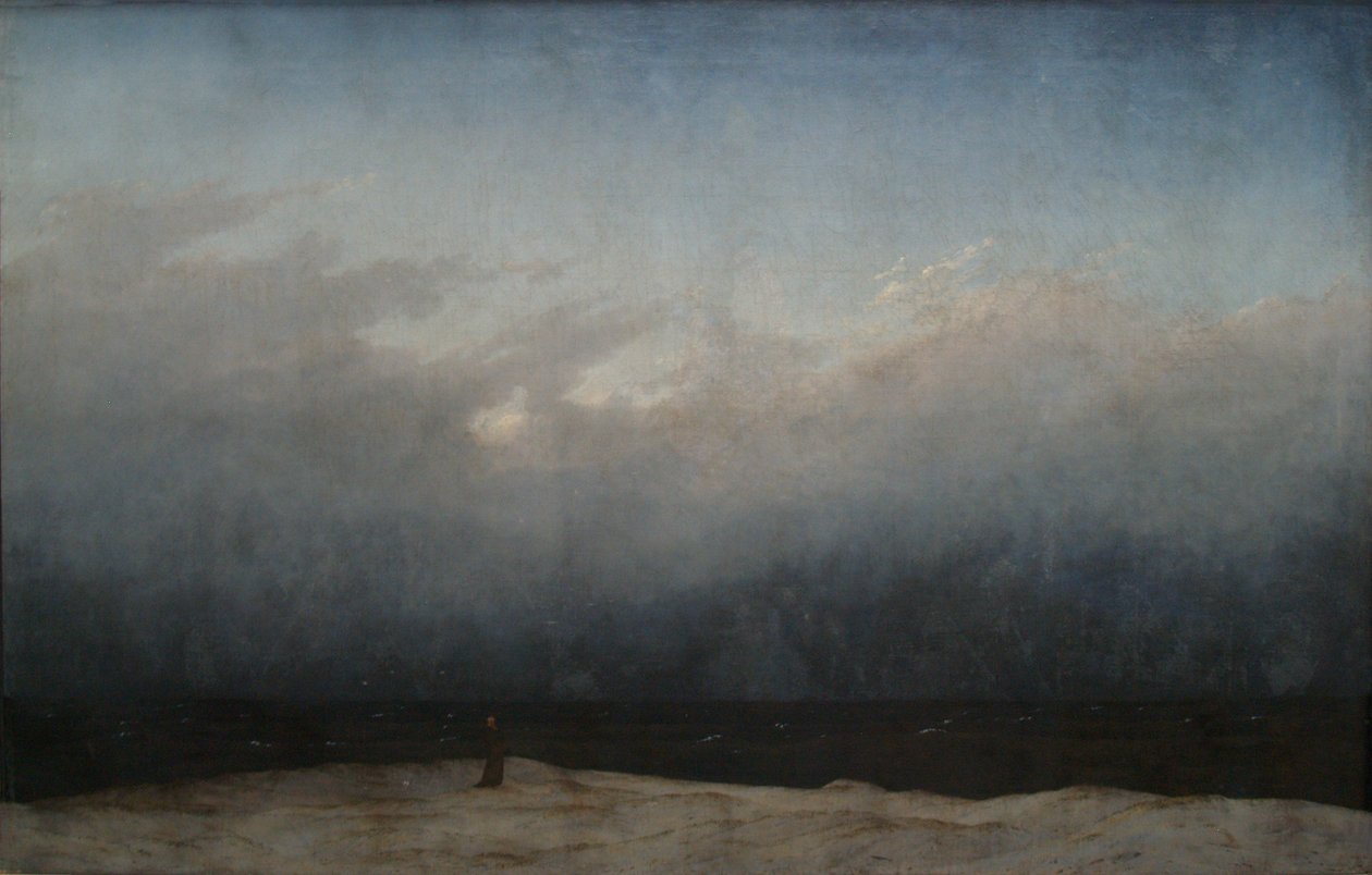 Alemán: Der Mönch am Meer El monje junto al mar de Caspar David Friedrich