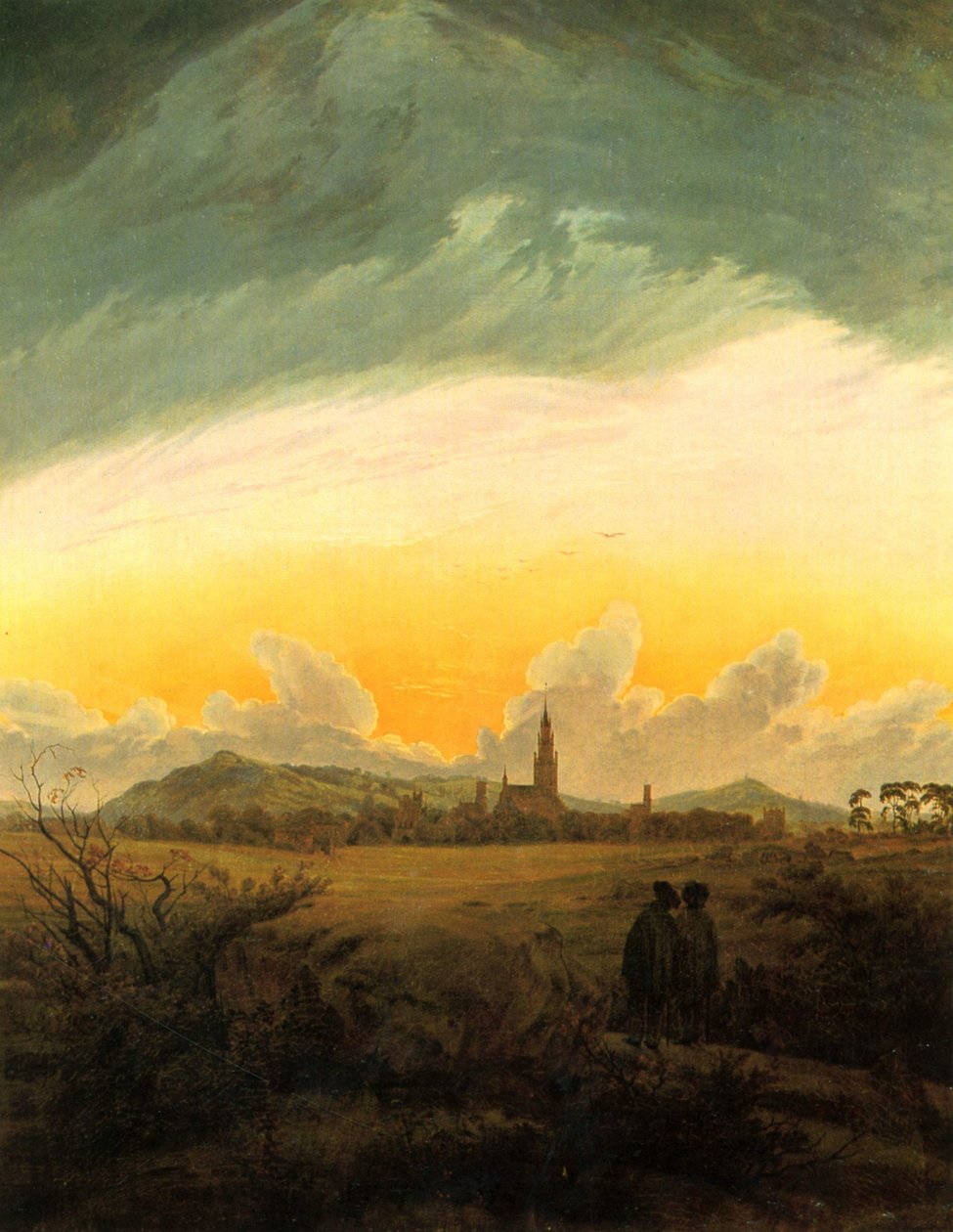 Neubrandenburg (Neubrandenburg en la bruma matinal) de Caspar David Friedrich