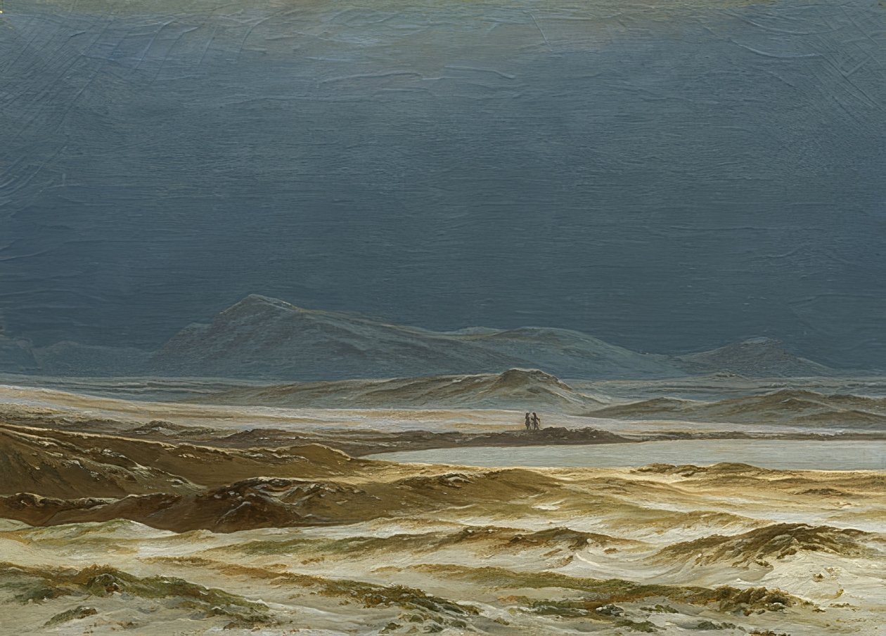 Paisaje nórdico en primavera de Caspar David Friedrich