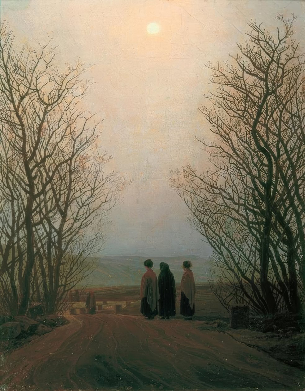 Mañana de Pascua de Caspar David Friedrich