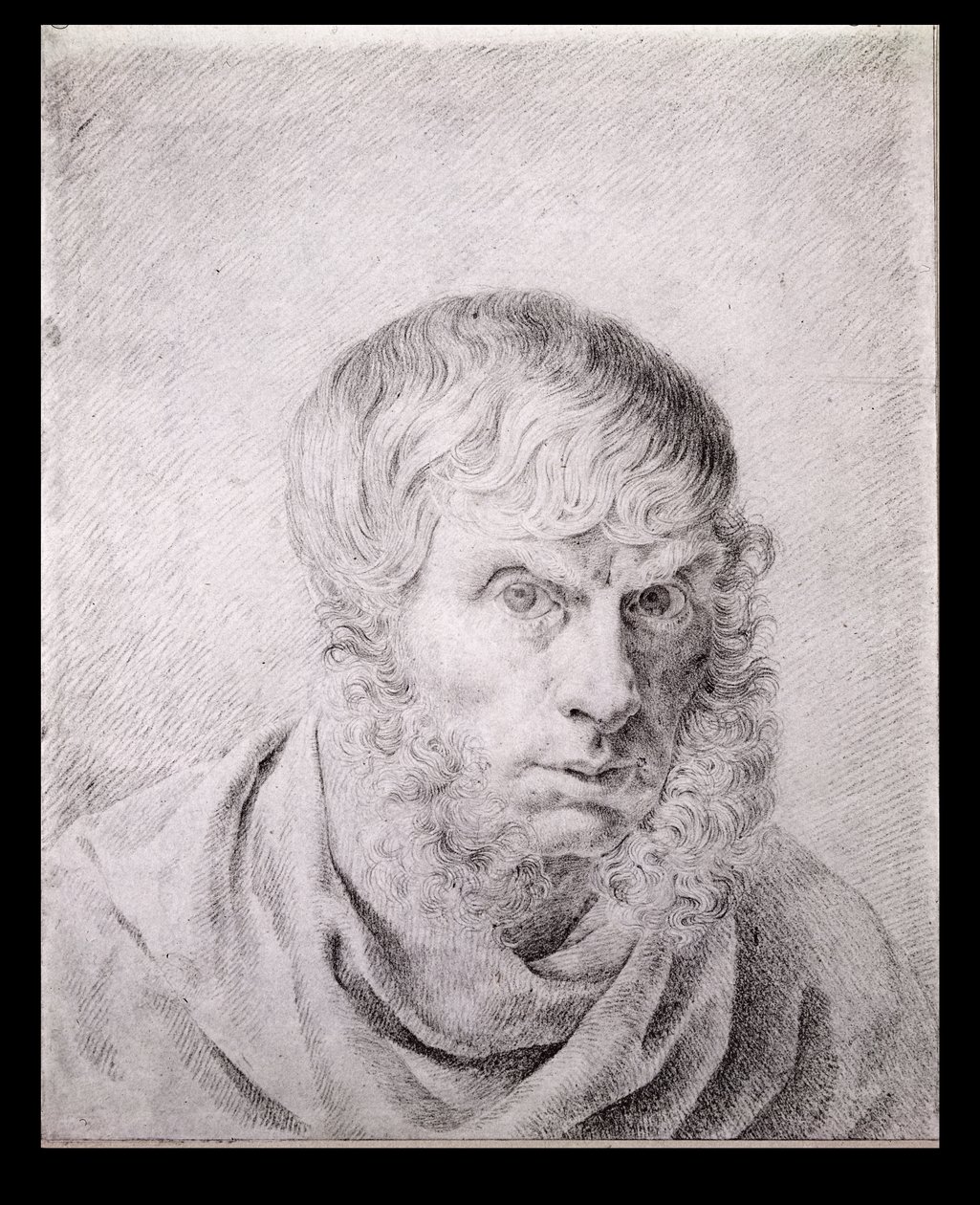 Autorretrato, c.1810 de Caspar David Friedrich