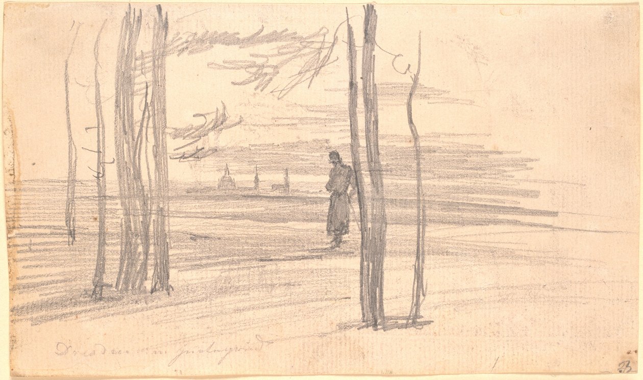 Vista de Dresde de Caspar David Friedrich
