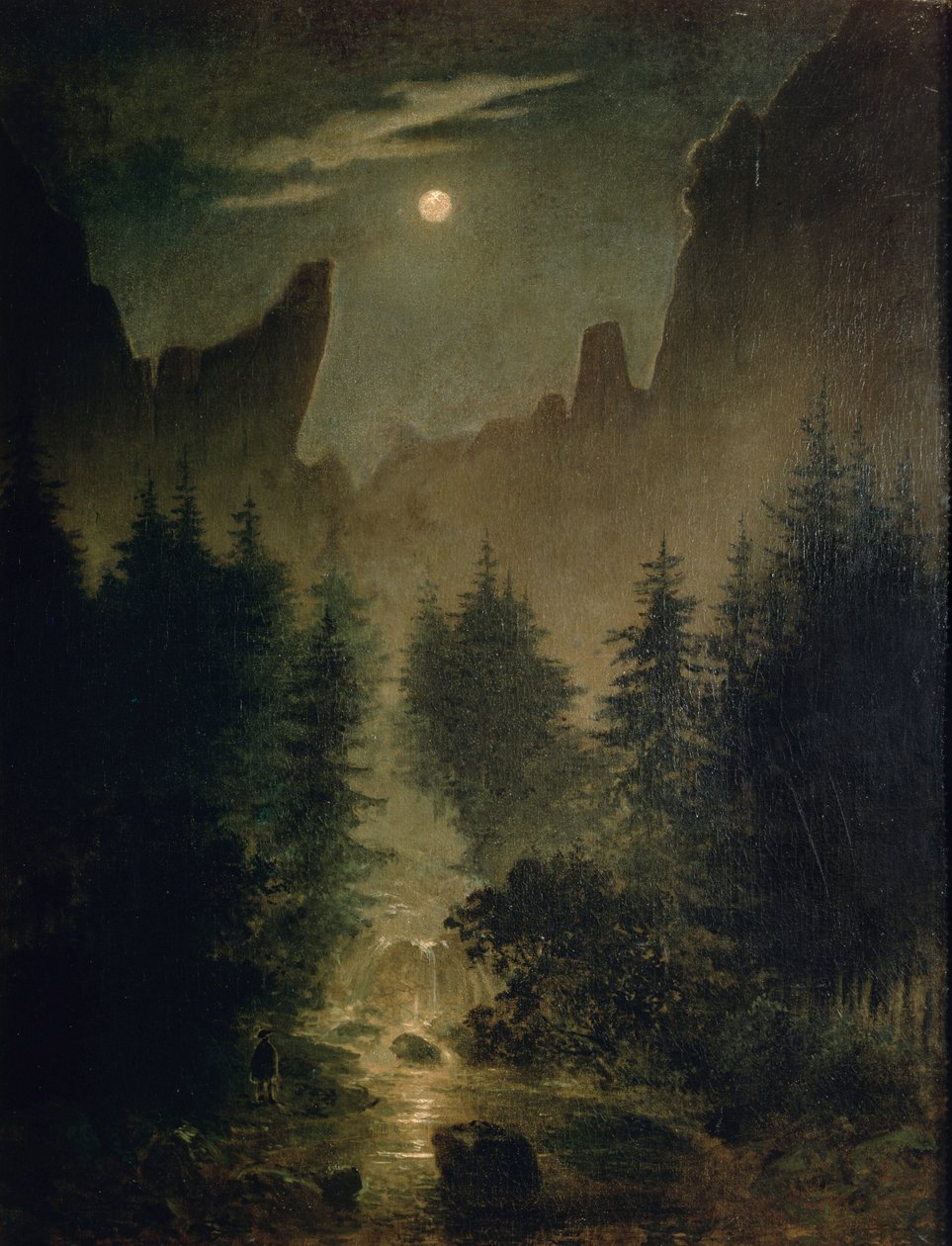 Uttewalder Grund de Caspar David Friedrich