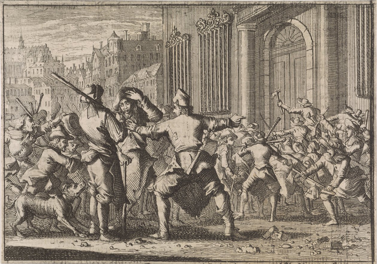 Revuelta en Barcelona, ​​1640 de Caspar Luyken (attributed to)