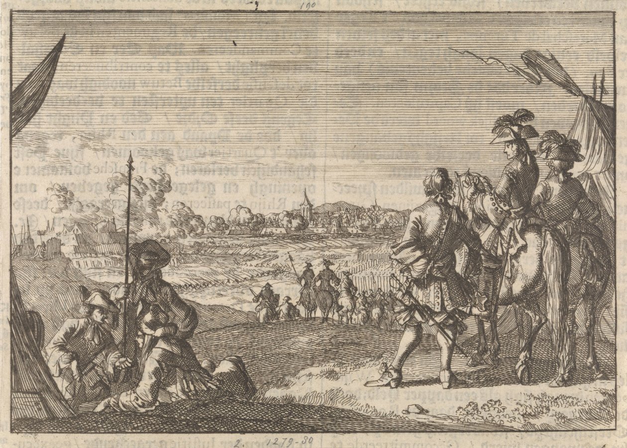 Toma de Nijmegen por los franceses, 1672 de Caspar Luyken