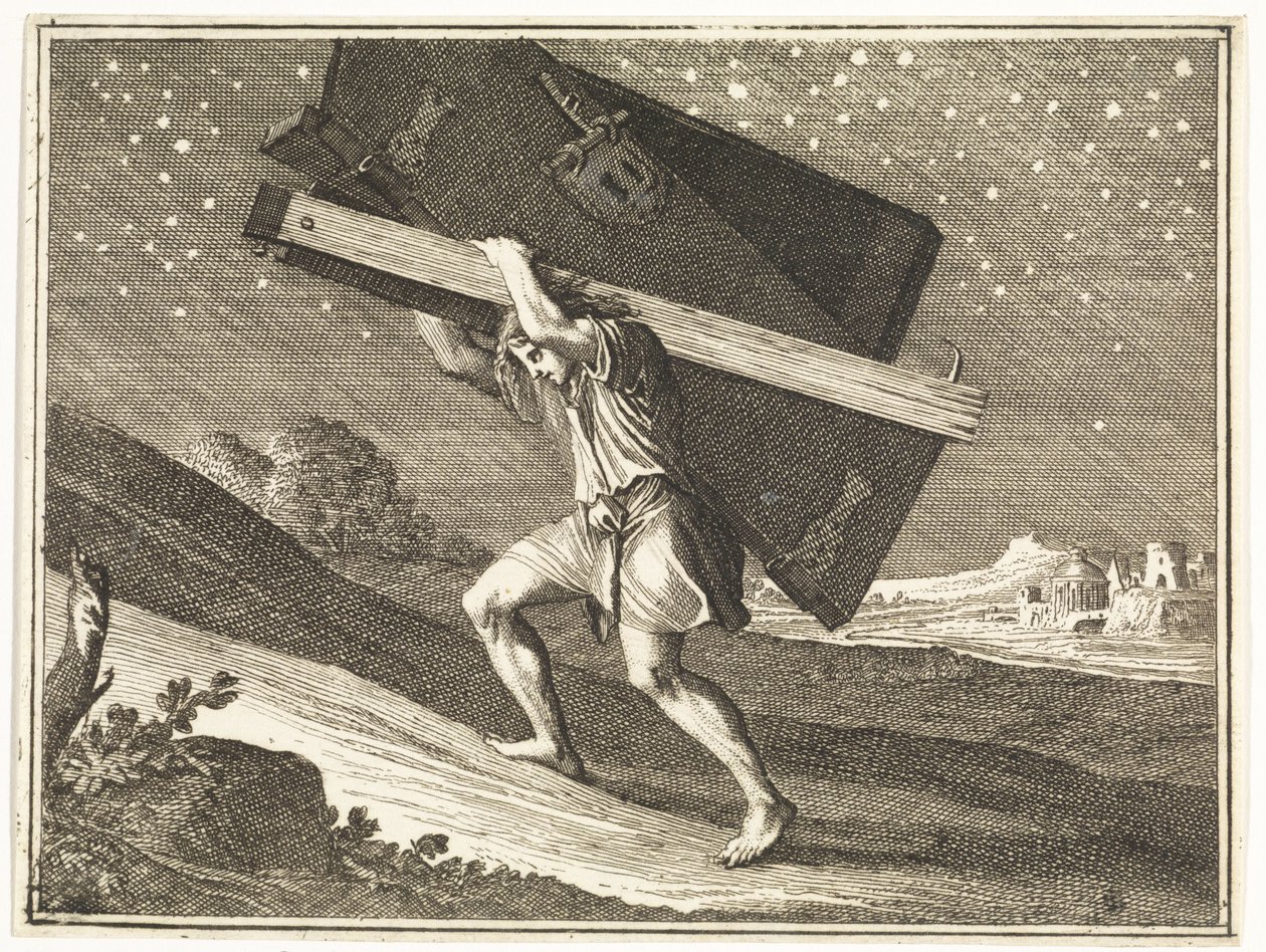 Sansón lleva las puertas de Gaza de Caspar Luyken
