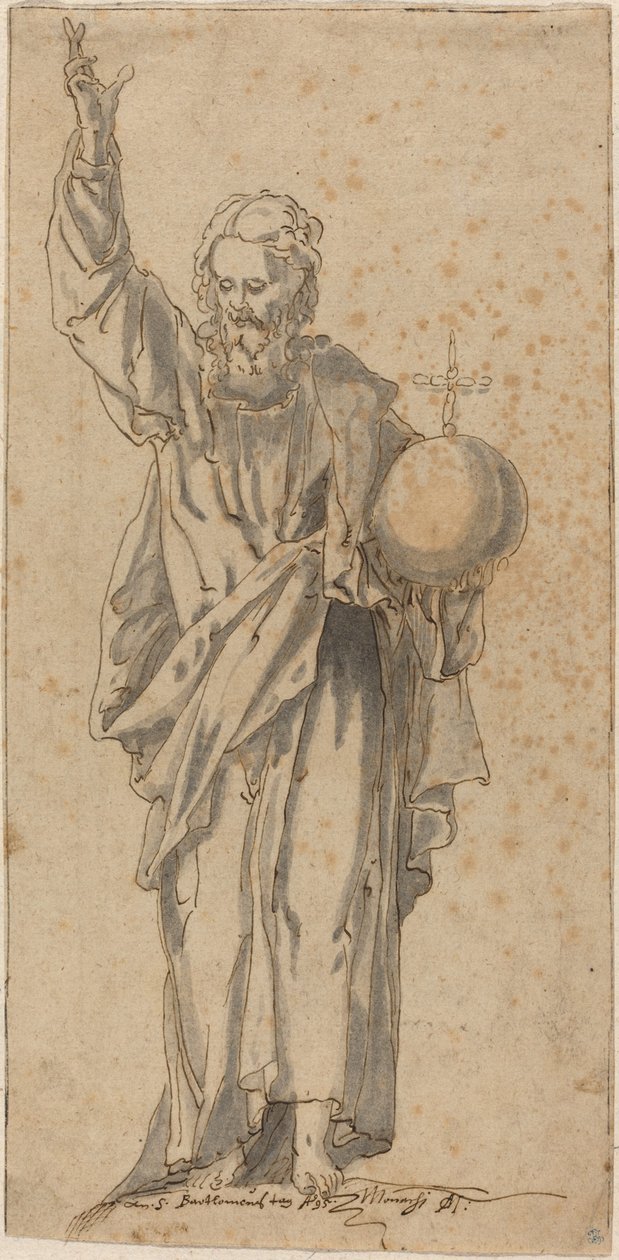 Cristo como Salvator Mundi de Caspar Meneller