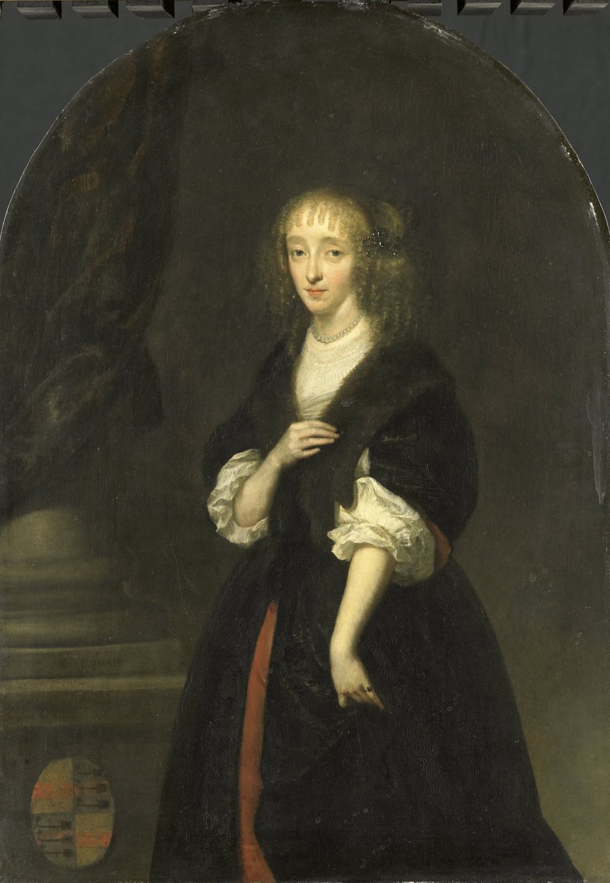 Retrato de Jacoba Bicker (1640-95), esposa de Pieter de Graeff de Caspar Netscher