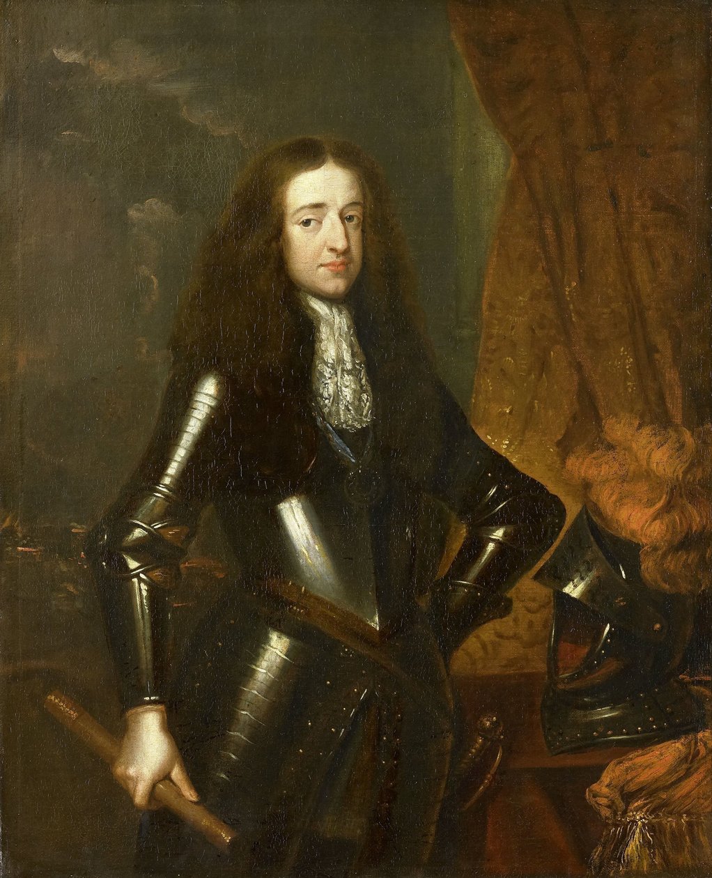 Retrato de Guillermo III (1650-1702), Príncipe de Orange y desde 1689, Rey de Inglaterra de Caspar Netscher