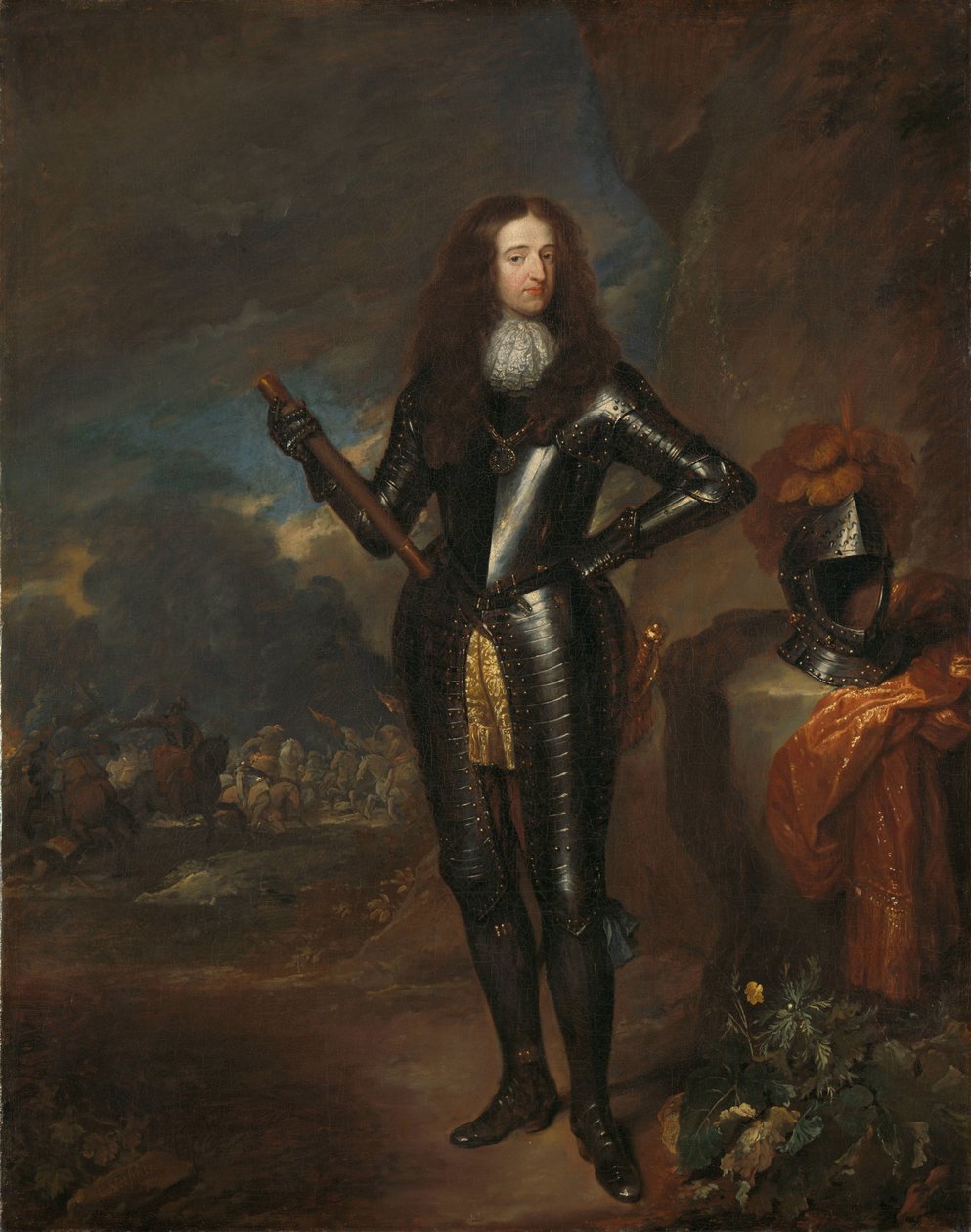 Retrato de Guillermo III, Príncipe de Orange y Jefe de Estado
Guillermo III (1650-1702), Príncipe de Orange y desde 1689, Rey de Inglaterra de Caspar Netscher