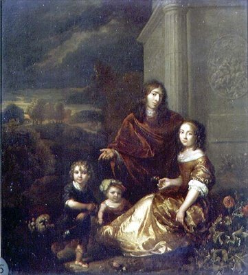 La Familia del Artista de Caspar Netscher