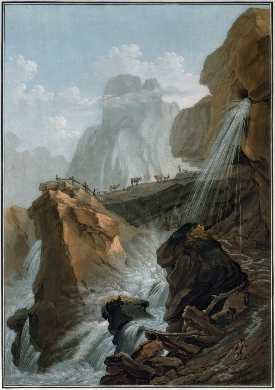 Cascadas de Geltenbach de Caspar Wolf