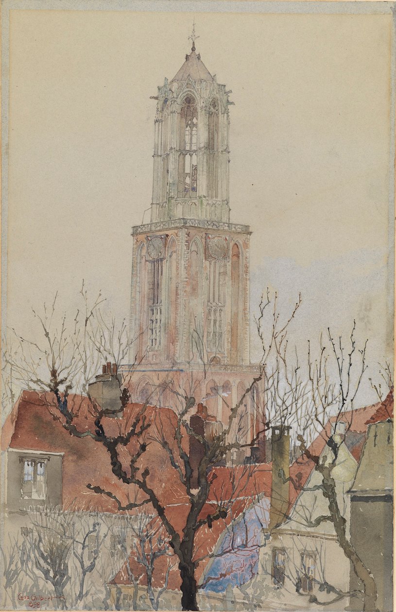Torre de la Catedral de Utrecht, Holanda de Cass Gilbert