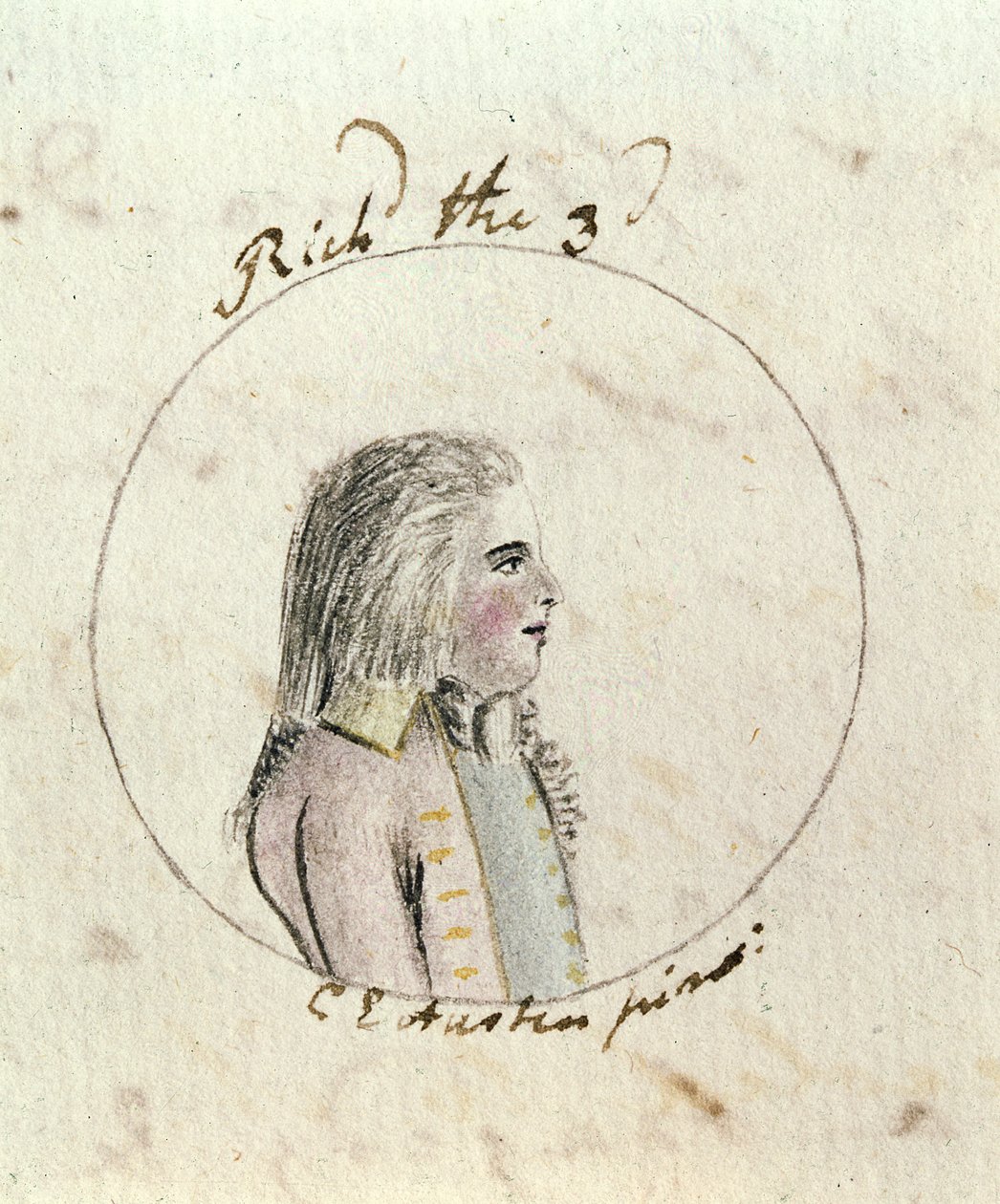 Retrato de Ricardo III (1452-85) c.1790 de Cassandra Austen