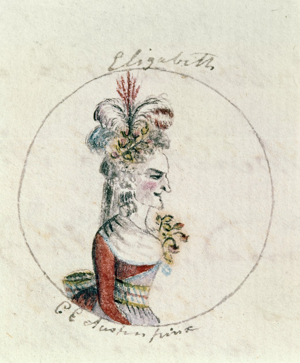 Reina Isabel I, c.1790 de Cassandra Austen