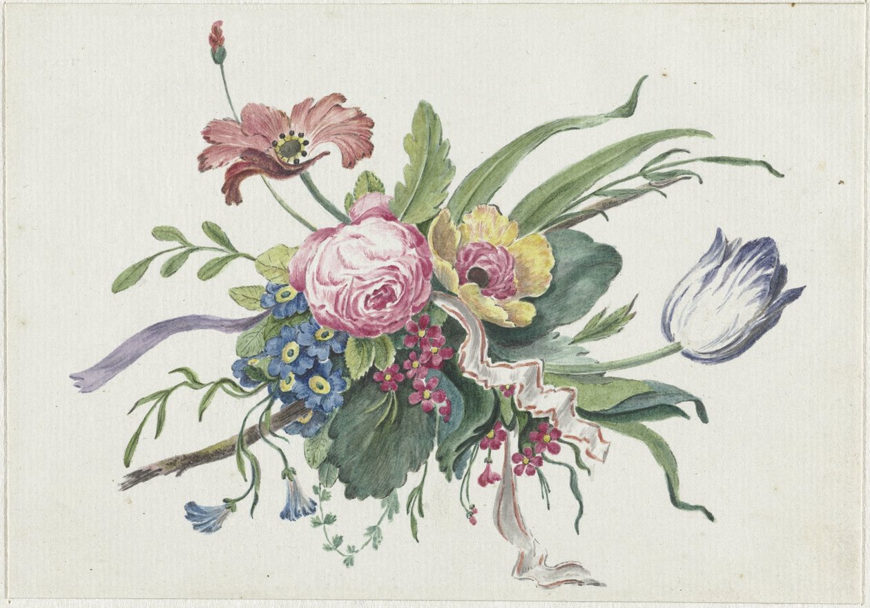Arreglo floral de Catharina Wilhelmina Schweickhardt
