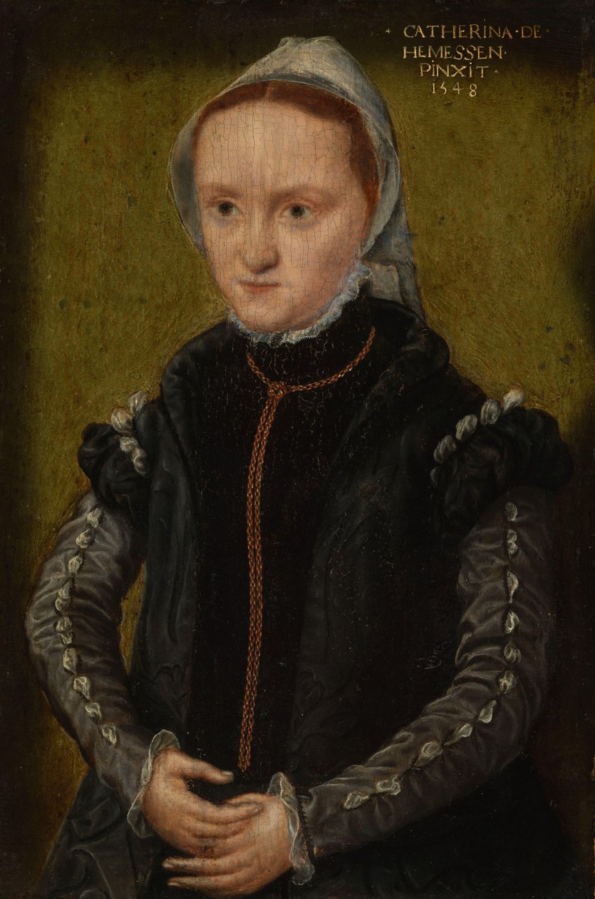 Retrato de mujer de Catharina van Hemessen